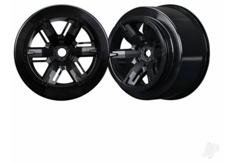 Traxxas X-Maxx 1/7 RC Monster Truck Wheels Left and Right Black 17mm Hex TRX7771