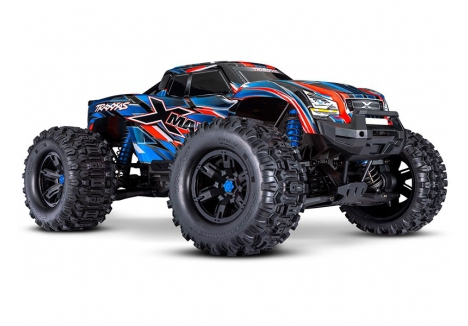 Traxxas X-Maxx Belted 1/7 8S 4WD Brushless RC Monster Truck Blue TRX77096-4-BLUE