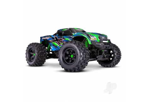Traxxas X-Maxx Belted 8S 4WD Electric Monster Truck, Green (+ TQi 2-ch, VXL-8s, Velineon 1200XL, TSM, Belted Tyres) TRX77096-4-GRN