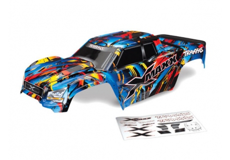 Traxxas X-Maxx Body Rock n Roll Painted Decals 1/7 Scale TRX7711T