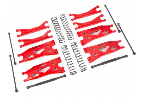 Traxxas X-Maxx WideMaxx Suspension Upgrade Kit Red TRX7895R