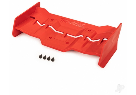 Traxxas XRT 1/7 Scale Red Aerodynamic Wing with Mounting Screws TRX7821R