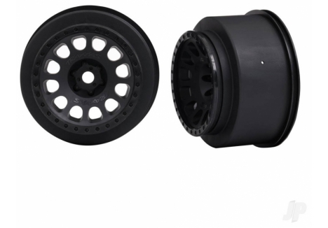 Traxxas XRT Race Wheels 1/7 Scale Black 24mm Hex Pair TRX7874
