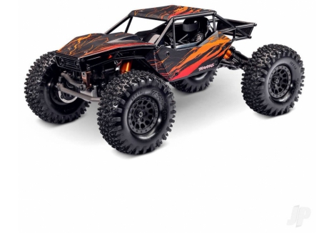 TXC-4M Extreme Crawler 1:18 4X4 RTD Crawler, Orange (+TQ Compact, 3S BL, 3350Kv, Clipless Tube-Frame Body)