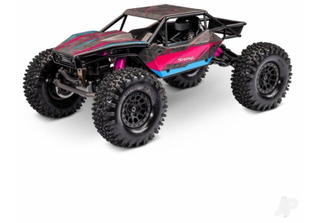 TXC-4M Extreme Crawler 1:18 4X4 RTD Crawler, Pink (+TQ Compact, 3S BL, 3350Kv, Clipless Tube-Frame Body)