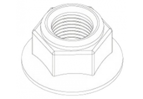 UDI RC M4 Hex Flanged Lock Nut Pack of 8 Replacement Parts UDI-M02-003