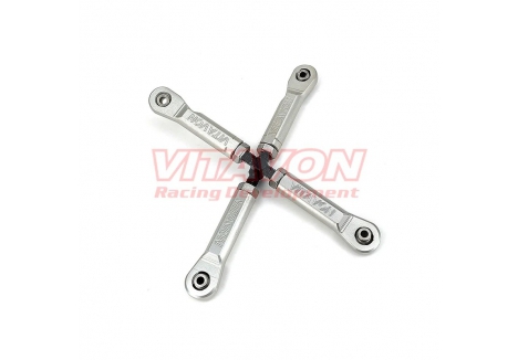 Vitavon Aluminium 7075 Adjustable Upper Link Toe Link Arrma Kraton 6S VITARA340175