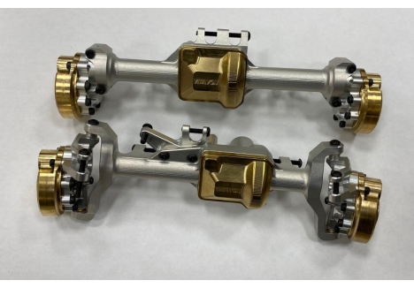 Vitavon Axle Housing Set Brass Silver for Traxxas TRX-4 RC Crawler VITTRX4AXLEHOUSINGSETBRASSSL