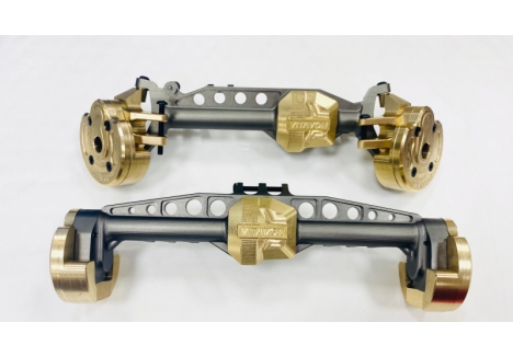 Vitavon Axle Housing Set Brass Upgrade for Axial SCX10.3 RC Crawler VITSCX10.3HOUSINGSET/GM