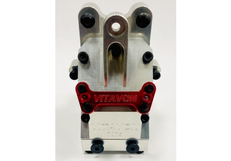 Vitavon Bulkhead Upgrade 1/5 Silver Aluminium ARRMA 8S VITARA310935S