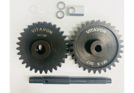 Vitavon CNC 45# Steel Pinion Spur Gear Combo for Traxxas X-MAXX 1/5 VITXMAXX30/30