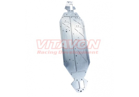 Vitavon CNC Alu 7075 Skid Plate Main Chassis Losi LaserNut VITLOS251133