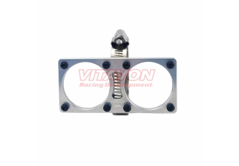 Vitavon CNC Alu7075 Dual 40mm Fan Holder Belt Lock 56-70mm Silver VITFANHOLDER