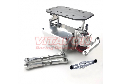 Vitavon CNC Alu7075 Steering System Arrma Kraton 8S Silver VITARA320474