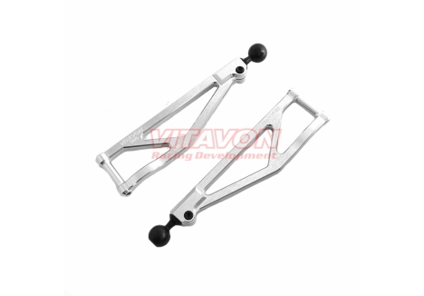 Vitavon CNC Aluminium 7075 Front Upper Arm for Arrma Kraton 8S Silver VITARA330561