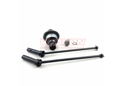Vitavon CNC Full Diff Case Shaft Set ARRMA Kraton Outcast 8S Silver VITARA310937