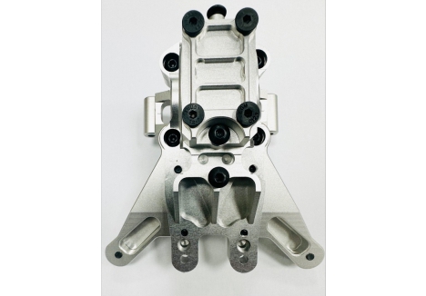 Vitavon Front Bulkhead Silver 1/10 Traxxas MAXX Upgrade VITTRX8920S