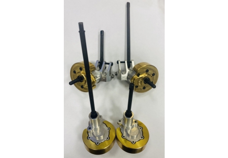 Vitavon Front Rear Portal Axle Kit Axial RBX10 Ryft Brass VITRBX10PORTAL