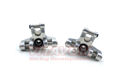 Vitavon LMT CNC Aluminium Front Knuckles 1/10 Losi LMT Grave Digger VITLOS244004