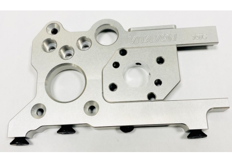 Vitavon Motor Mount for ARRMA Kraton Outcast 8S Silver VITARA320482S
