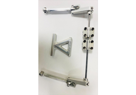 Vitavon RBX10 Front Sway Bar Silver Suspension Upgrade VITRYFTFSWAYBAR