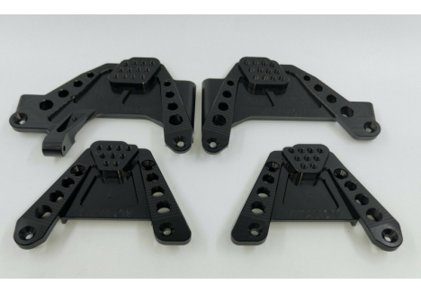 Vitavon SCX6 Front Rear Shock Tower Black RC Upgrade VITAXI251001BK
