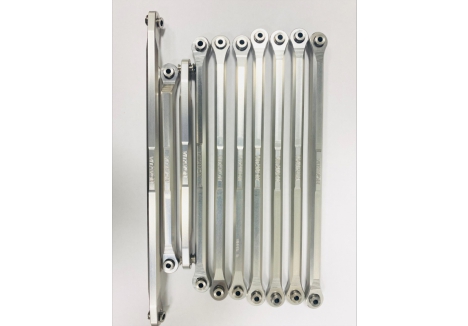 Vitavon SCX6 Link and Steering Set Silver VITSCX6LINKS