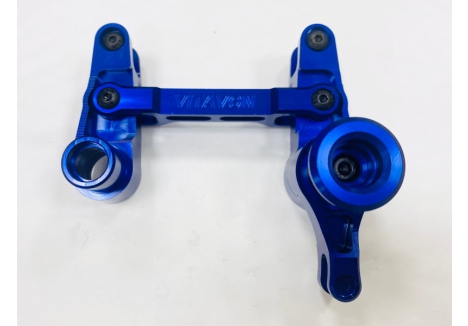 Vitavon Servo Steering Bell Crank for Traxxas X-Maxx Silver VITTRX7746BL