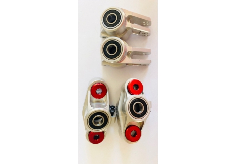 Vitavon Silver Front and Rear Hubs Upgrade for ARRMA VITAR330505