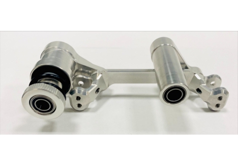 Vitavon Steering Bell Crank V2 Silver for Traxxas Sledge 1/8 VITTRX9545TRX9546