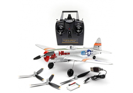 Volantex P47 Thunderbolt 4-Channel 400mm Brushed RC Aeroplane RTF V761-16