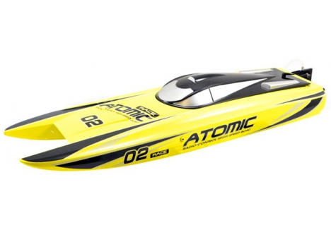 Volantex RACENT ATOMIC 70cm Brushless RC Raceboat RTR Yellow V792-4YC