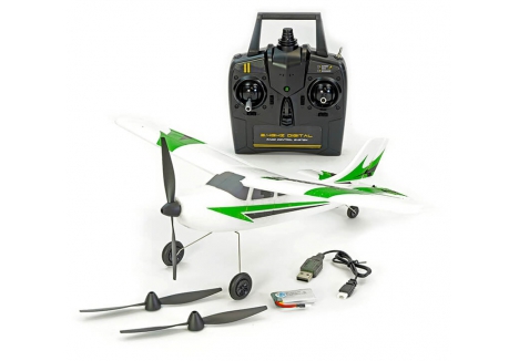 Volantex Trainstar Mini V2 3-Channel 400mm Brushed RC Trainer Green V761-1V2G