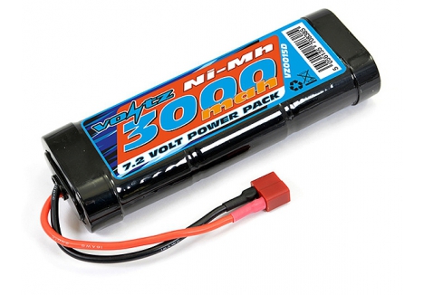 Voltz 3000mAh 7.2V NiMH Stick Pack Battery with Deans Connector VZ0015D