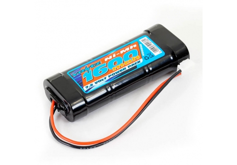 Voltz 7.2V 1600mAh 6 Cell NiMH Stick Pack Battery Micro Connector VZ0050