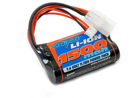 Voltz Li-Ion 7.4V 1500mAh RC Battery with Tamiya Plug VZL21500T