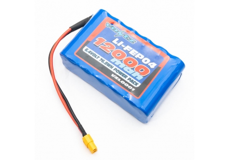 Voltz LiFePO4 2S 6.4V 12Ah RC Battery XT60 Connector VZL0001