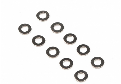 Washer, 4.3mm x 9mm x 0.8mm, Steel (10)