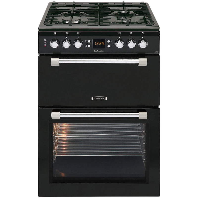Appliance Electronics Leisure CK60GAK 60cm Black Freestanding Gas Cooker
