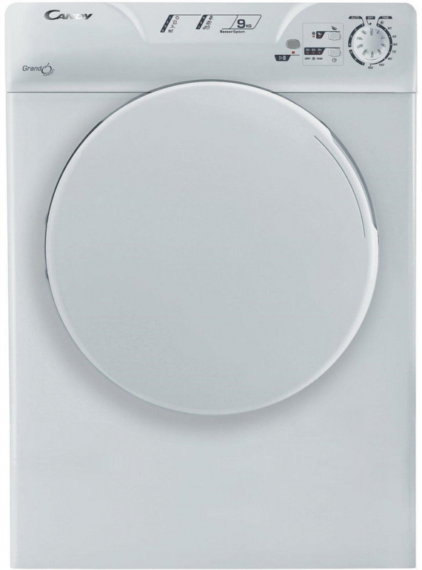 Appliance Electronics Candy GCV590NC 7kg Freestanding Vented Tumble Dryer in White.