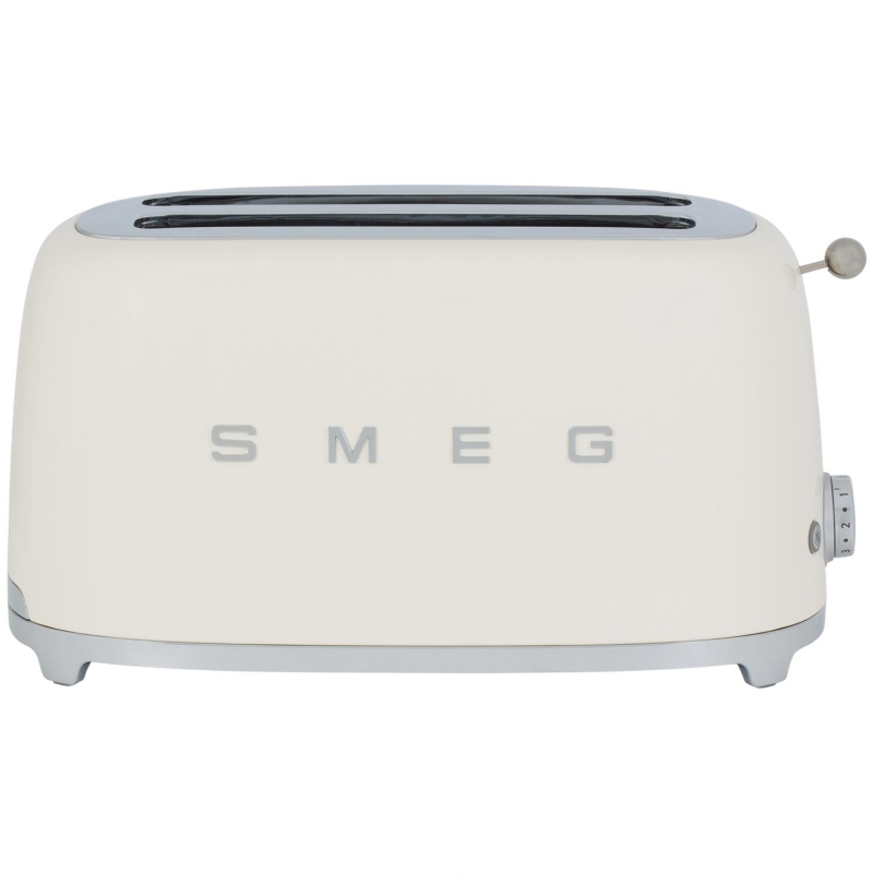 Appliance Electronics Smeg TSF02CRUK Cream 1500w Retro 4 Slice Toaster