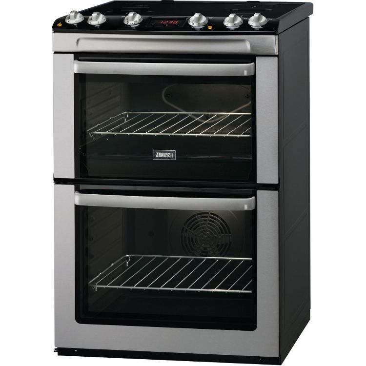 Appliance Electronics Zanussi ZCV667MXC Electric Double Oven Cooker
