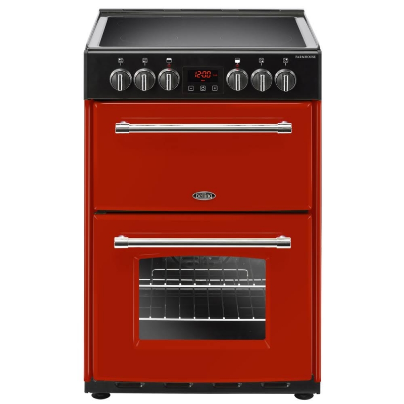 Appliance Electronics Belling Farmhouse 60EHJA in Red 444444712 60cm