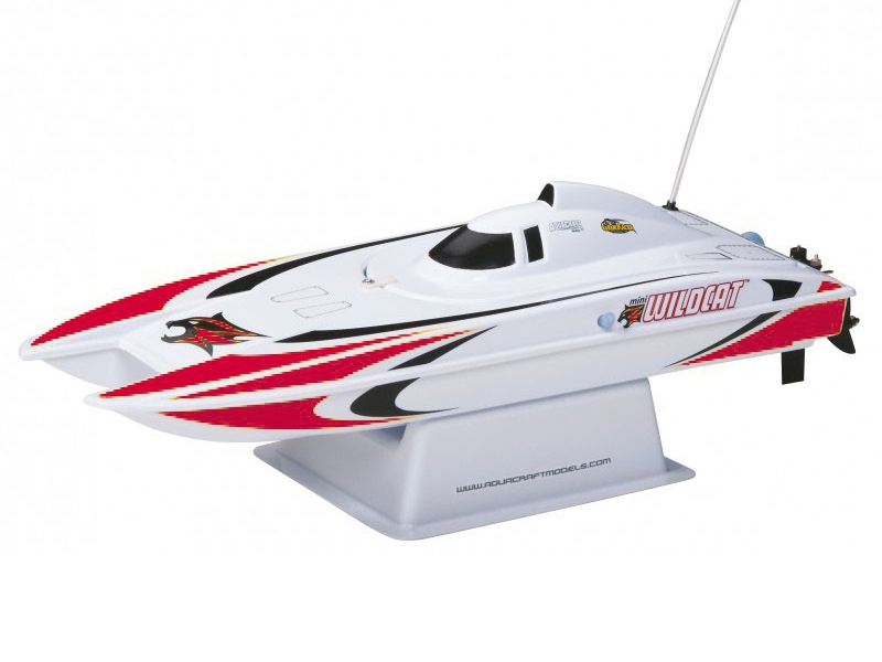 mini wildcat catamaran rtr red b-aqub47rr