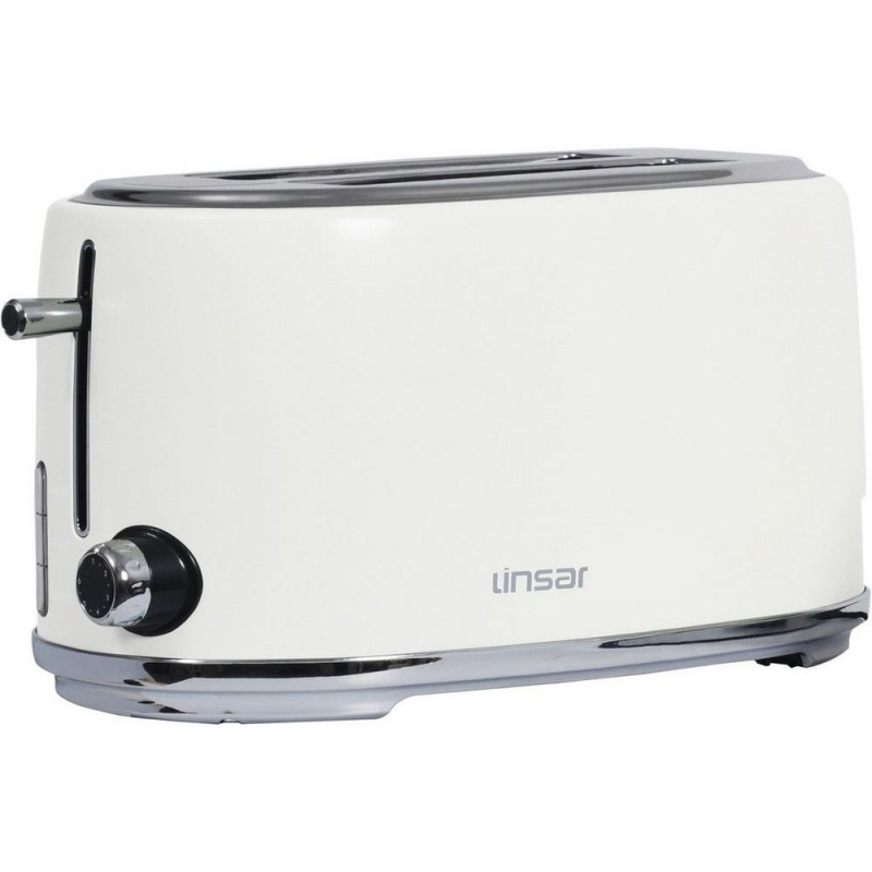 Appliance Electronics Linsar KY832WHITE 4 Slice Toaster white