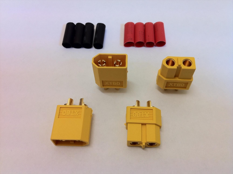Appliance Electronics XT60 Connector Set w/HS 2 pairs