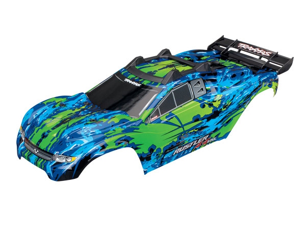 Traxxas 6717G Bodywork Rustler VXL 4x4 Green
