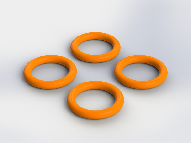 O-Ring 7x1,5mm - 4 Stück, Hochwertiger Dichtring Aus Gummi