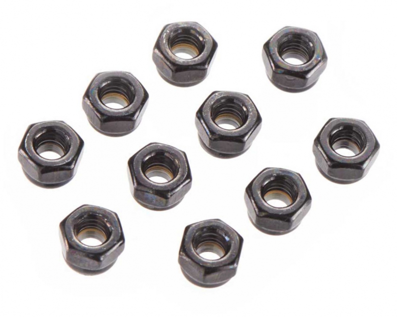 Appliance Electronics AXIAL Nylon Locking Hex Nut 4mm Black (10) Z