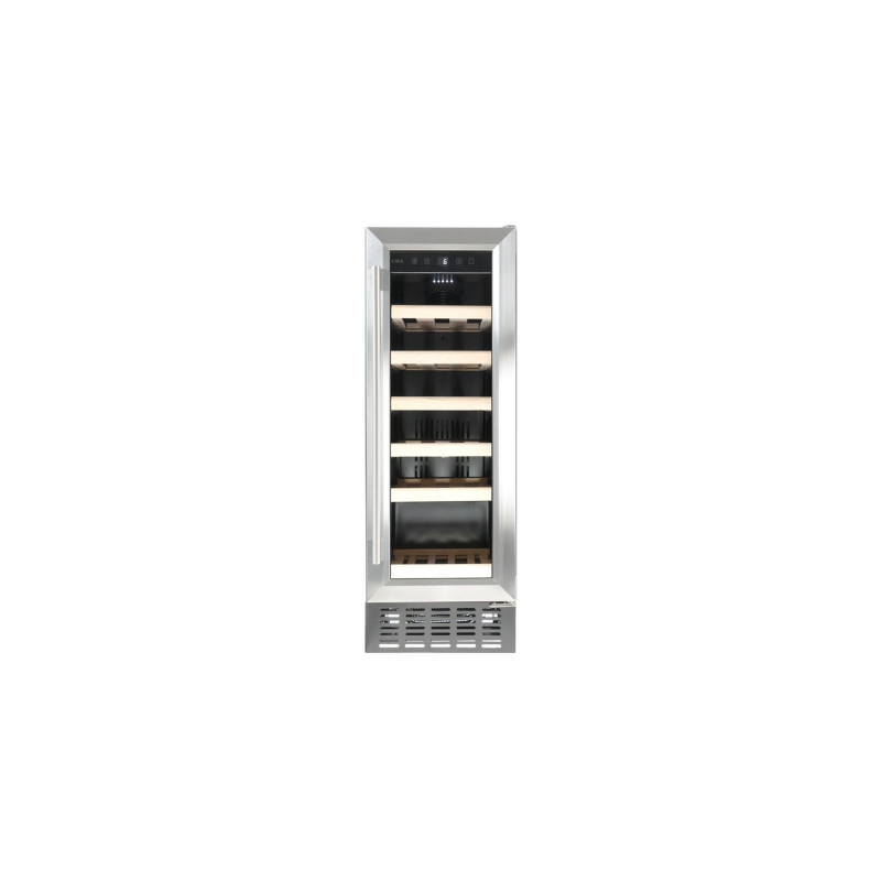 Cda Freestanding Undercounter 30Cm Wine Cooler Stainless Steel